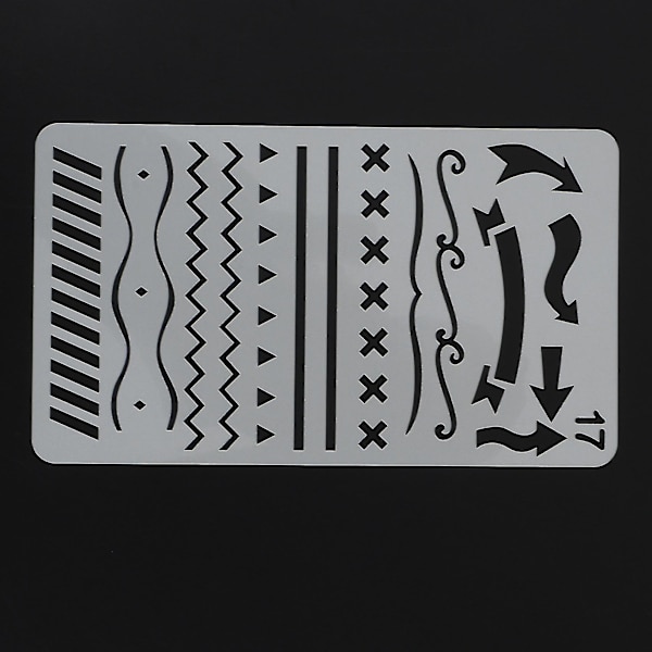 24 kpl Tuottavuus Stencil-lehtiö Stencil Ajan säästämiseen