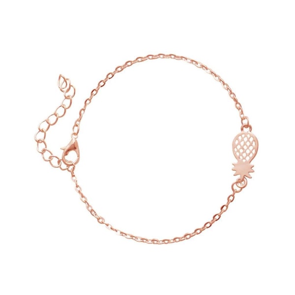 Enkel design ihålig ananas armband frukt design armband kvinnor