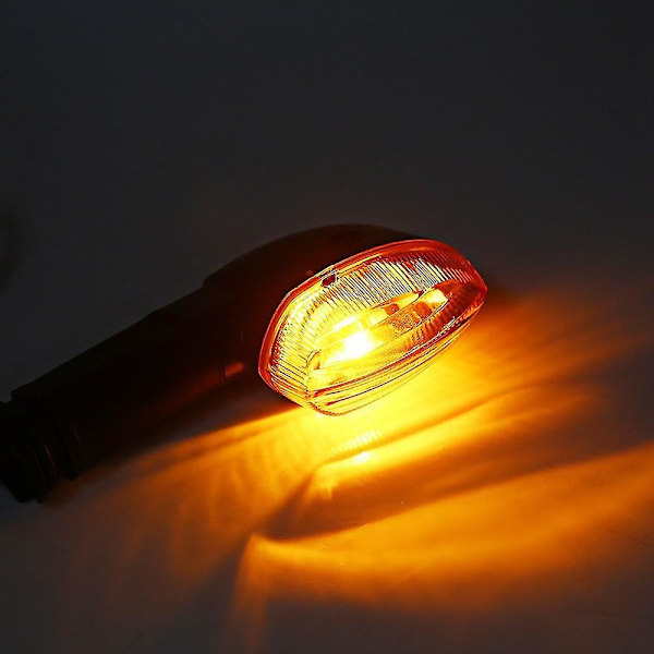 Motorsykkel Blinklys Indikatorlampe For Yamaha Yzf R1 R6 Fz1 Fz6 Med Hvit Linse