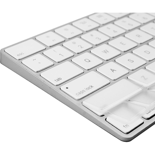 Keyboard Cover Skin til Apple Wireless Magic Keyboard Ultra tyndt, gennemsigtigt blødt TPU-typebeskytter, 2015 amerikansk version (MLA22LL/A)