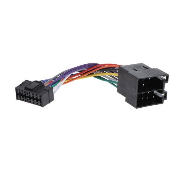 16-pinners bilstereo radio sele til ISO for radio til ISO radioavspilling plugg autoadapter ledningsnett sele