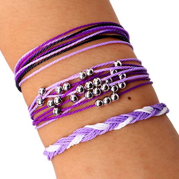 Boheme Venskab Armbåndssæt Strand Vandafvisende Snor Ocean Surfer