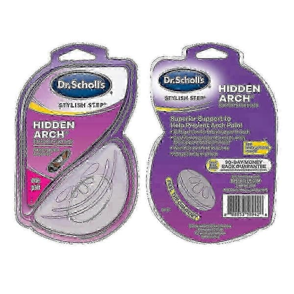Dr. Scholl’s Stylish Step Hidden Arch Support För Ballerinaskor, 1 Par