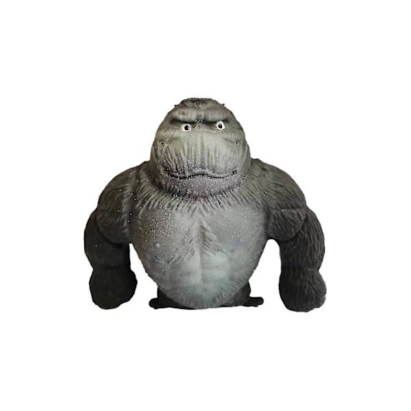 Gorilla Figur Legetøj, Super Stor Squishy Gorilla Elastisk Gorilla Abe Legetøj, Blød Stræk Gorilla Figur Latex Gorilla Fidget Legetøj Grey 12*12