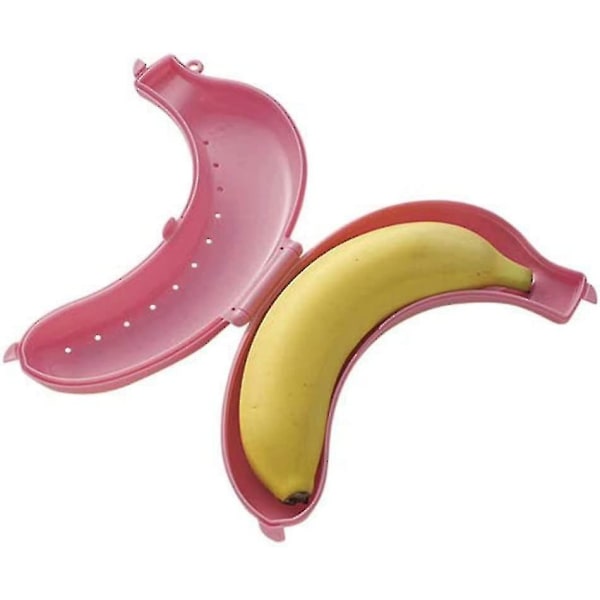 3-pak bananboks - BPA-fri morsom bananboks for utendørs reiser