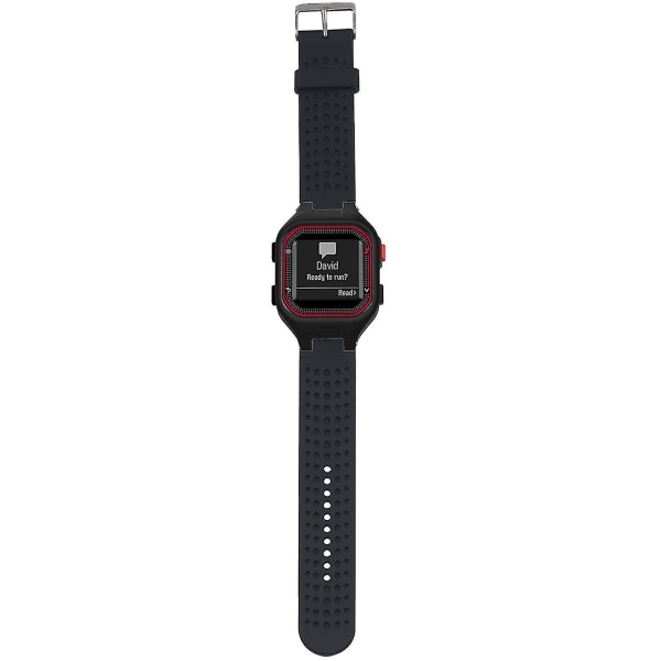 Ersättning för Forerunner 25 klockarmband kompatibel med Garmin Forerunner 25 Smart Watch-Large/Man