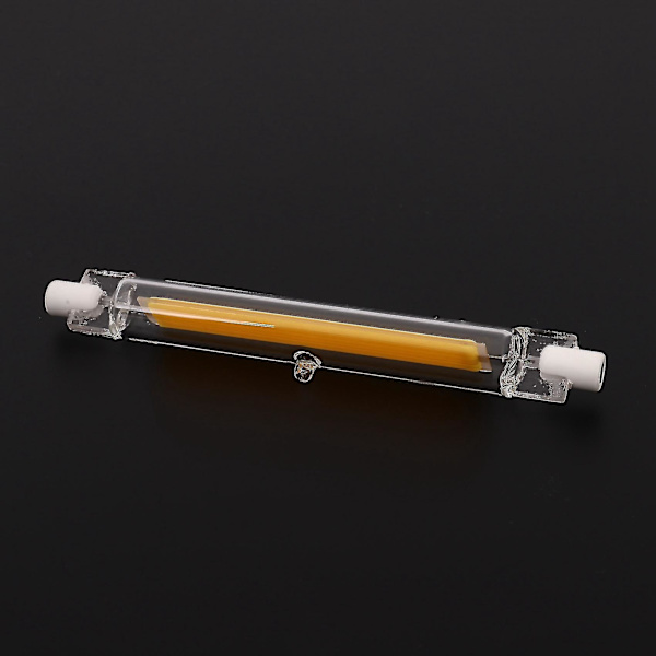 2x Dimbar R7s Led Cob 10w 118mm Led Lys - Varm Hvidt Lys