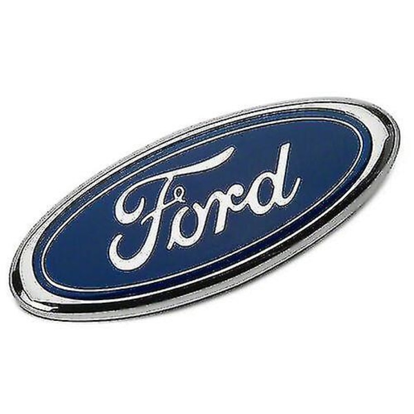 Blue 9" 3 Pin Ford Oval Grill Badge Emblem For Transit Mk6 M