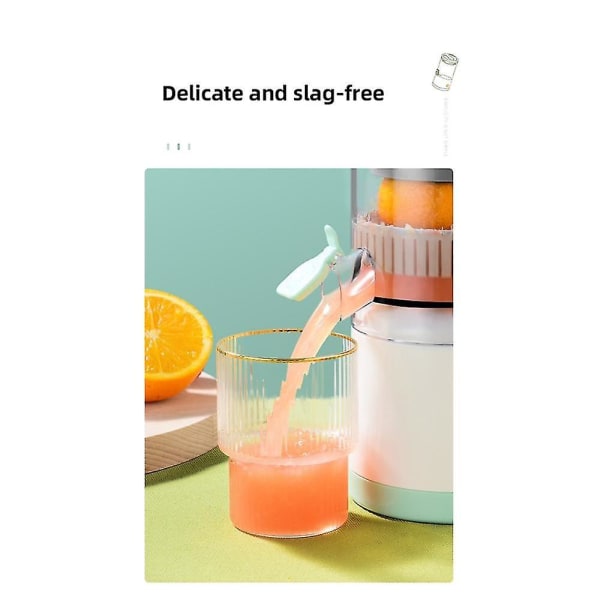Trådløs Slow Juicer Elektriske Juicer Orange Sitron Juicer Usb Frukttraktor Automatisk Small Elect