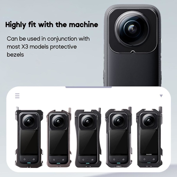 Klistermærke Lens Guards Protector Lens Cap til Insta360 X3 kameratilbehør