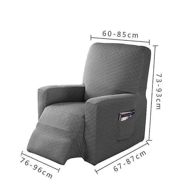 Elastisk Recliner Sofaovertræk, Sofaovertræk Anti-slip Vaskbar H