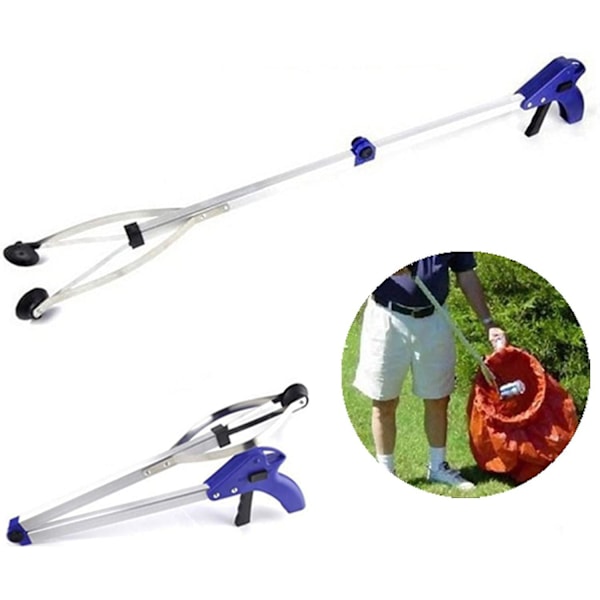 Griptång 81 cm Armförlängare Grippverktyg Teleskopisk Vikbar Griparm, Artros Hjälpmedel För Äldre 1 st