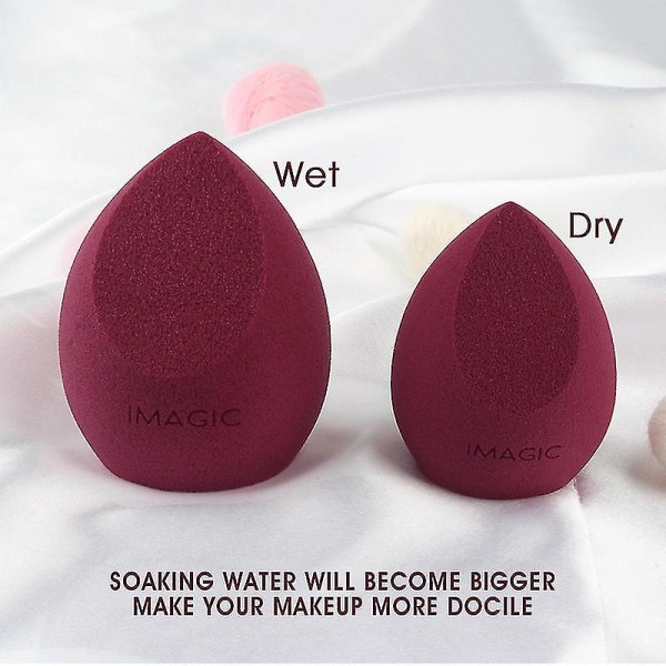 10 st Makeup Sponge Wet And Dry Puff Professionell Mjuk Makeup Puff Svamp Pink