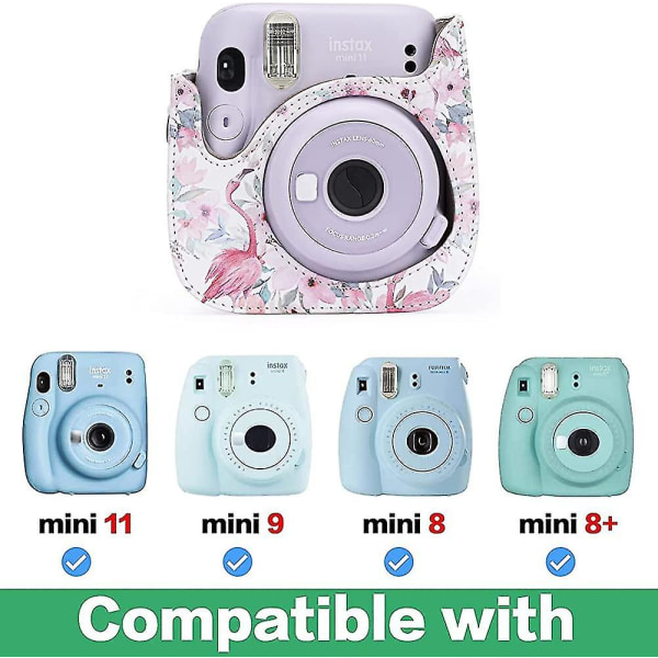 Kameraväska kompatibel med Fujifilm Instax Mini 11/9/8/8 + Instant Camera