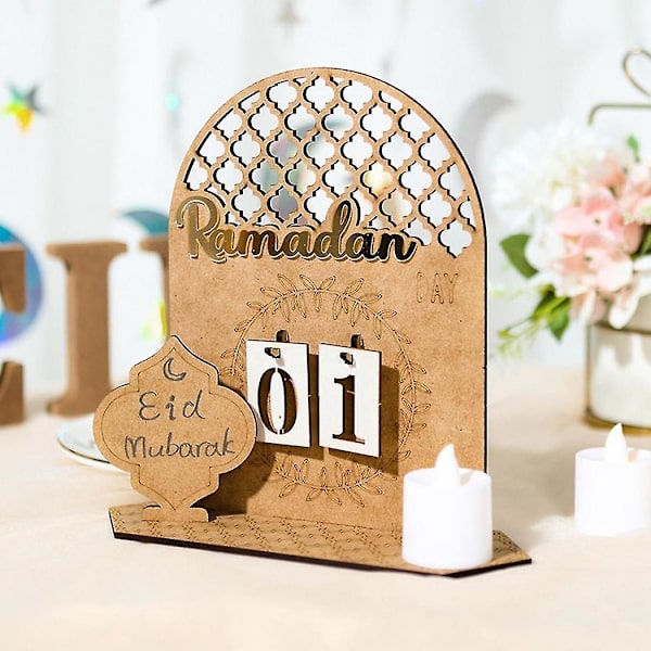 Ramadanin laskurikalenteri Eid Mubarak -koriste 2023 Ramadan-koriste Islam Muslim Ramadan, A