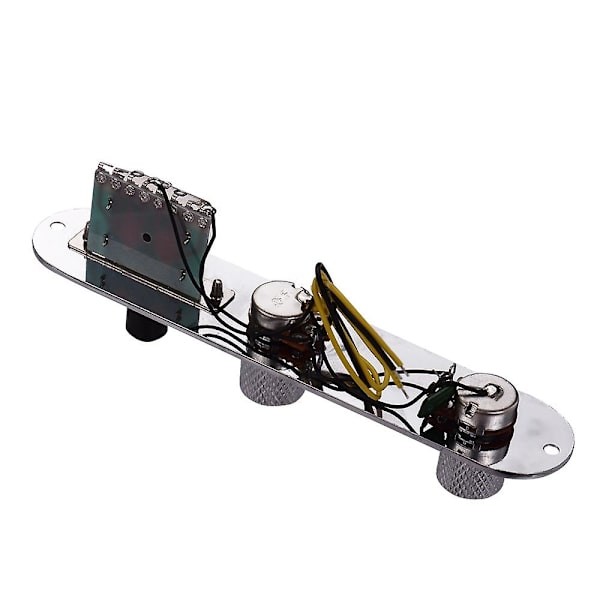 Tele Gitarr TL Kontrollplatta Panel & Rattar Ersättning för Tele Style Gitarr Silver