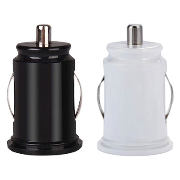 Dubbel USB-billaddare för bil, 2 portar, cigarettändaruttag med spänningsdisplay, USB-strömadapter, 12 V, 2