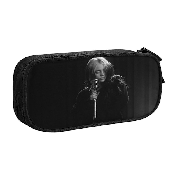 q180 Billie Eilish Pennfodral för upptagna proffs - Elegant design med 5 pennfack & dold ficka e180