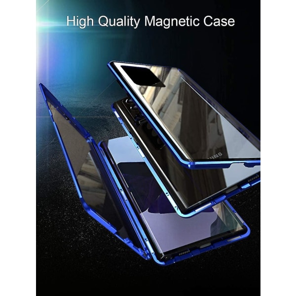 Magneettisen adsorptio kaksipuolinen karkaistu case , yhteensopiva Huawei Mate 20 Pro