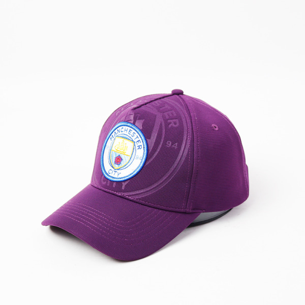 Manchester City Solhat Fodboldhold Souvenir Relief Baseball Cap Purple