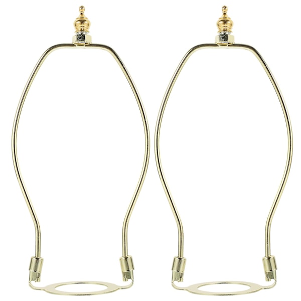 2 stk. Gulvlampe Skærm Harp Holder Lampecafé Horn Alloy Beslag Lampecafé Dele E27