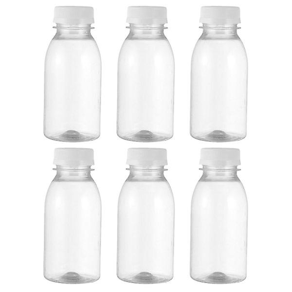 6 st mjölkflaskor Små juiceflaskor Läckagesäkra mjölkflaskor Bärbara dryckesflaskor