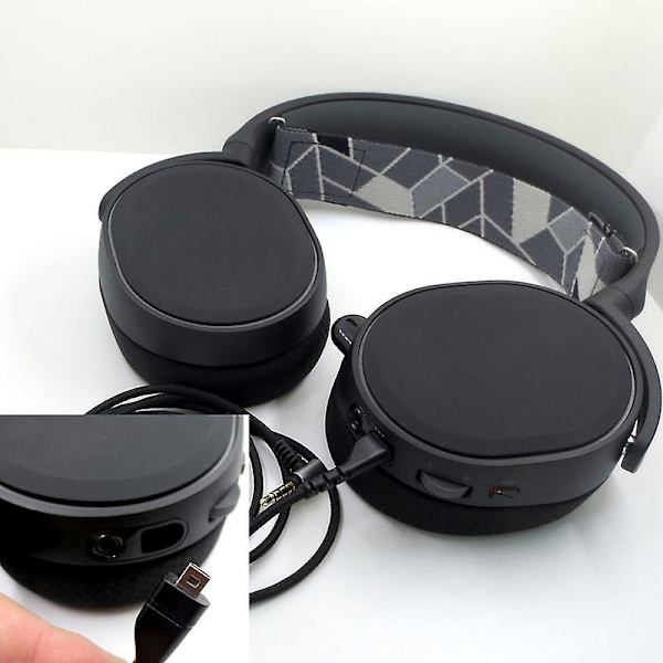 Egnet for Steelseries Arctis 3 5 7 Stabil lydlinjehodetelefonforlengelseskabel