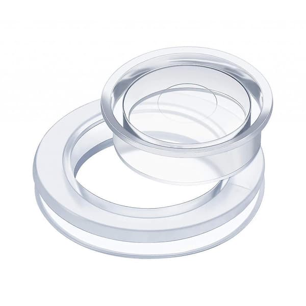 Paraplyhullringplugg og hette sett for uteplassbord 2 tommer klar