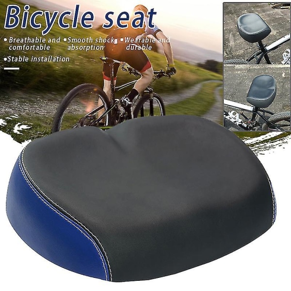 Bred stor cykelsadel Comfort Sporty Soft Pad Mountain B