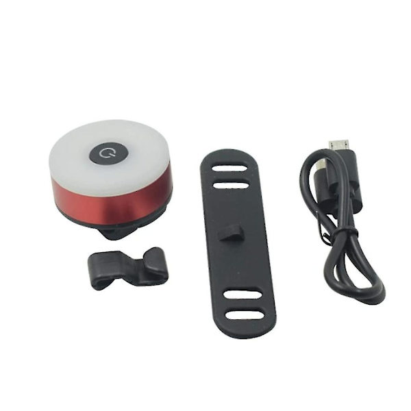 Pyörän takavalo, urheilullinen LED-takavalo pyörään, USB-ladattava, punainen, erittäin tehokas pyörän takavalo, vedenpitävä, kypärä- ja reppulamppu, turvallisuusvaroitusvalo