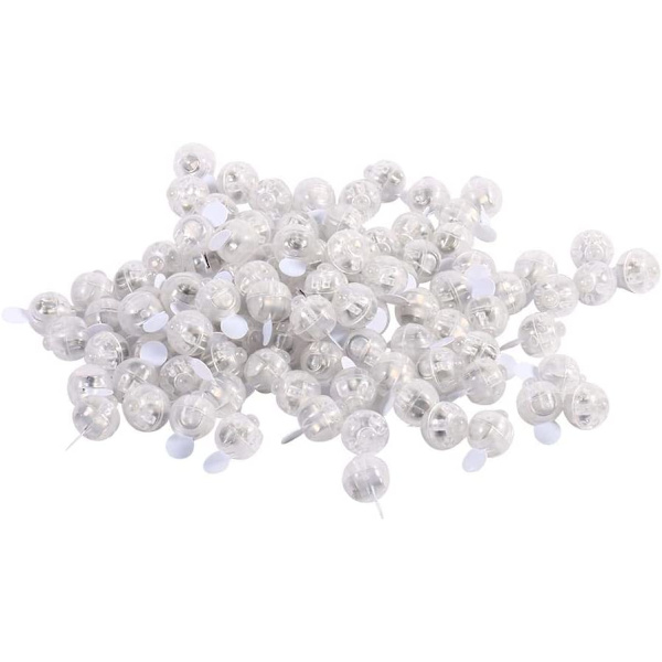 LED-upplysta ballonger 100 st LED-blixtbolllampor för P