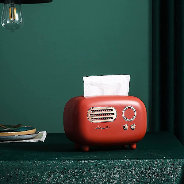 Kestävä ja käytännöllinen retro-muoviinen nenäliinapurkki kotiin. Kylpyhuone