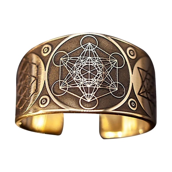 Justerbar ring ärkeängel av Metatron vintage stil för kvinnor/män smycken gåva