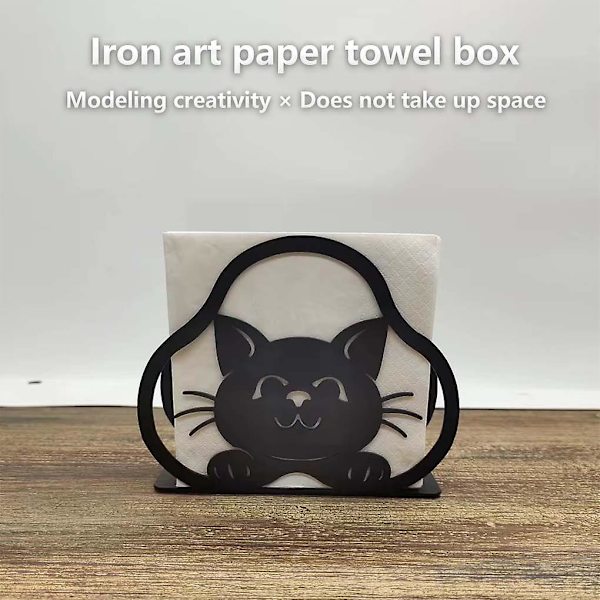 For Tissue Box Sculptures Husholdningsartikler Metall Serviettholder Stue