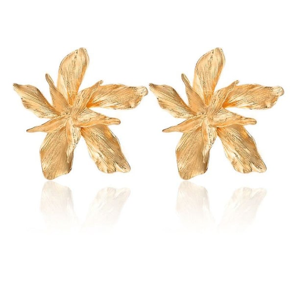 Unike Oversize Floral Dingle Drop øredobber Smykker Gaver For kvinner Damer