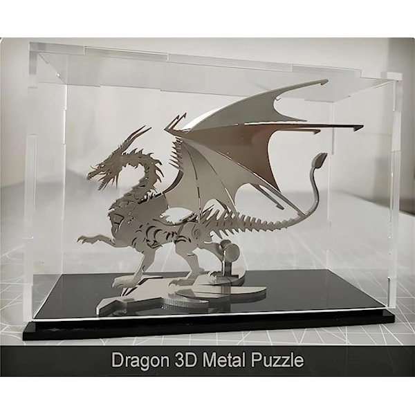 3D Metal Model Kits, Mekanisk Ildåndende Drage 3D Metal Puslespil Charizard