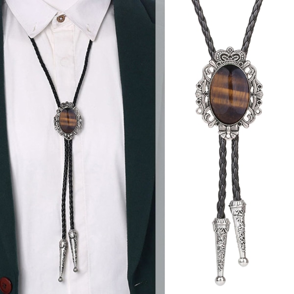 For Crown Bolo Tie Slips Kostume Rodeo American For Birthday Men And