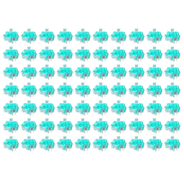 70 stk. F.S Ice Burning Shaft Switches 5 Pin Advance Large Paragraph Axis for DIY Gaming Mekanisk Tastatur