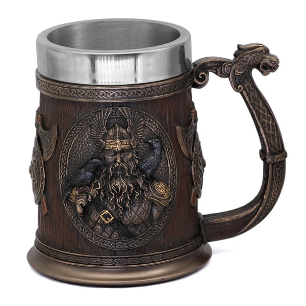 Viking Thor Mjolnir Drickmugg Ölmugg Ölmugg Kaffeemugg Odin Vinglas 20 Oz