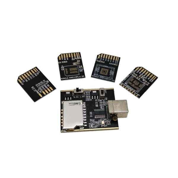 Emmc Plus Tool Emmc Adapter 5 i 1 for Bga 153,221,254 Plate