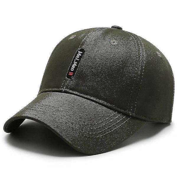 Vårfäst Camou Baseball Cap För Män Lastbil Utomhus Sport Jakt Fiske Vandring Körning Klättring Taktisk Hatt A315 Army Green