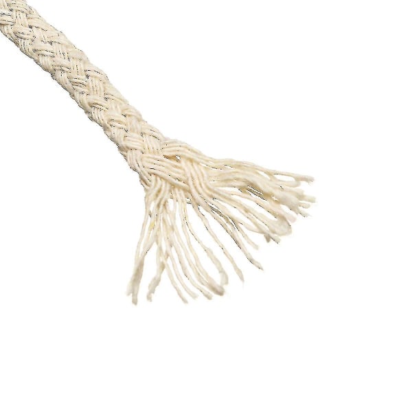 Lanhu 5mm 100m Macrame Rope Natural Beige Puuvilla Kierretty Johto Käsityöläiset