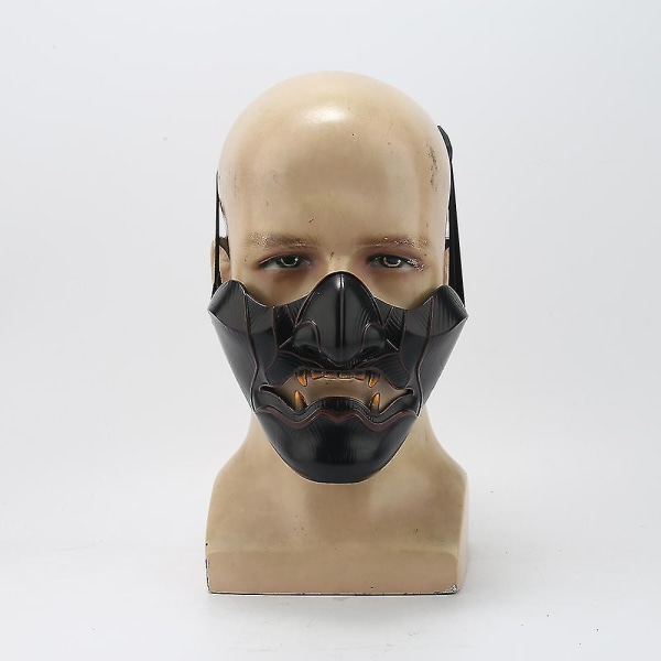 Spill Ghost Of Tsushima Jin Mask Cosplay Resin Masks Rekvisitter Halloween