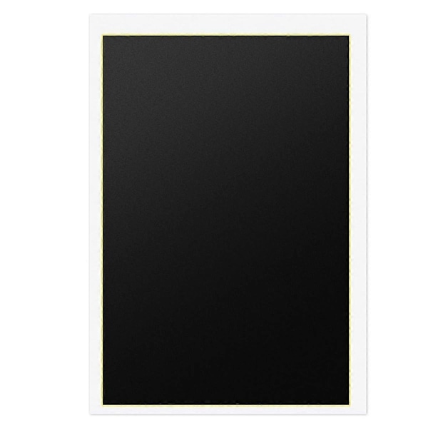 2 ark lasergraveringsmärkpapper, 39x27 cm lasergraveringspapper i färg (svart, 39x27 cm)