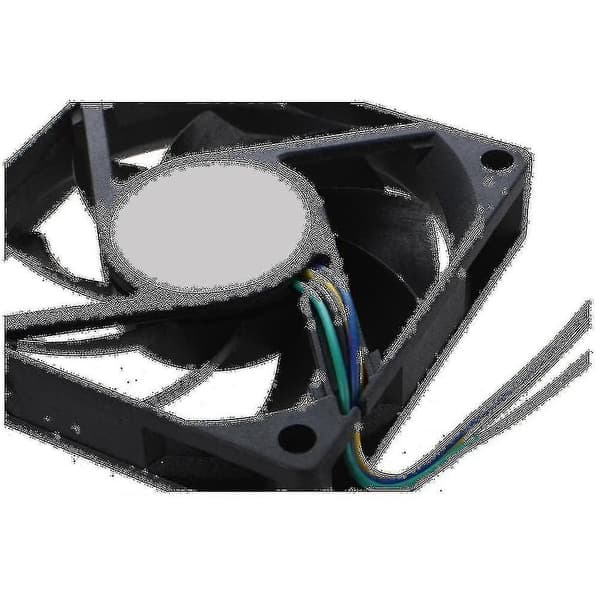 2x 70x70x15mm 12v 4 Pins Pwm Pc Computer Case Cpu Køler Køleventilator Sort