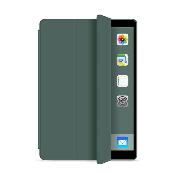 Fodral för iPad 6:e generationen/iPad 5:e generationen 9,7 tum iPad Air 1 2 Fodral för iPad Pro 9,7 2016 2017 2018 iPad Air 5 Air 4 2022 10:e 10,9 iPad 10th 2022 10.9 Dark Green