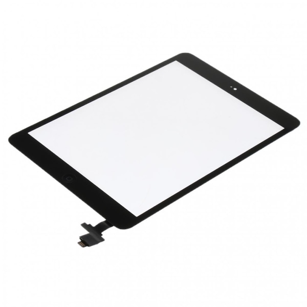 Berøringsskjerm Glass Replace + Ic Chip + Hjemknapp For Ipad Mini 1 2 Svart