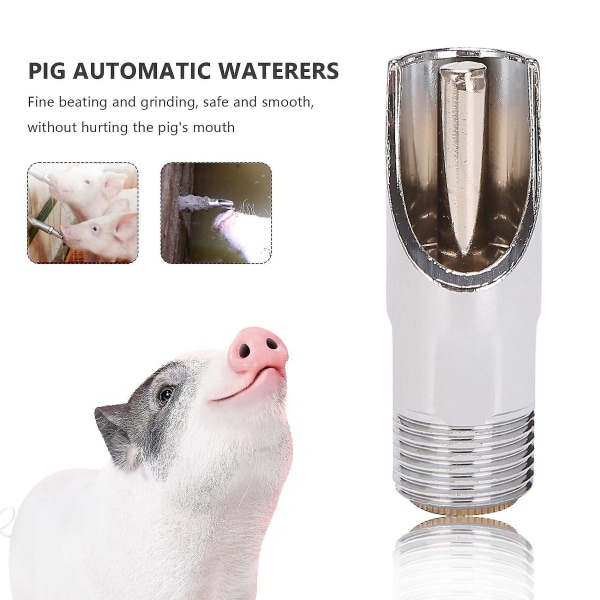 20 X Automatisk Pig Nippel Drinker Til So Smågrise Drikke Nipler Drikke Springvand Animal Drinki