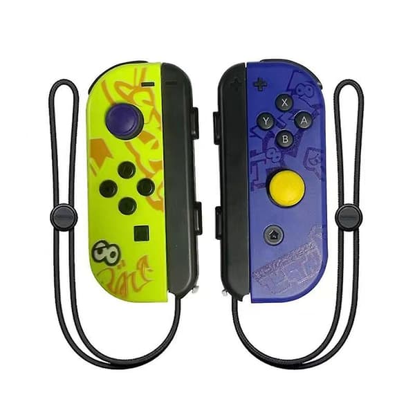Ns switch vänster och höger bluetooth-kontroller med fjärrväckning och A4 handledsrem