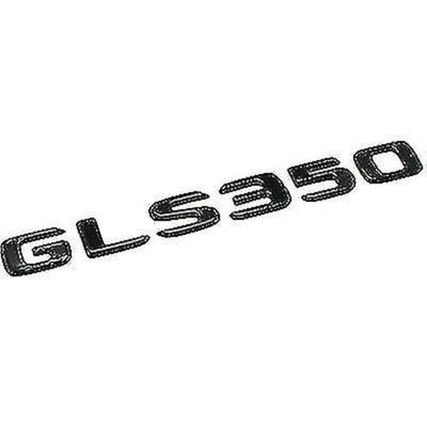 Glans Svart Gls350 Bil Bokstavsnummer Bakre Boot Badge Emblem